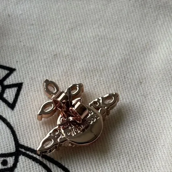 NWOT Vivienne Westwood Rose Gold Mireille Earrings - Picture 9 of 9